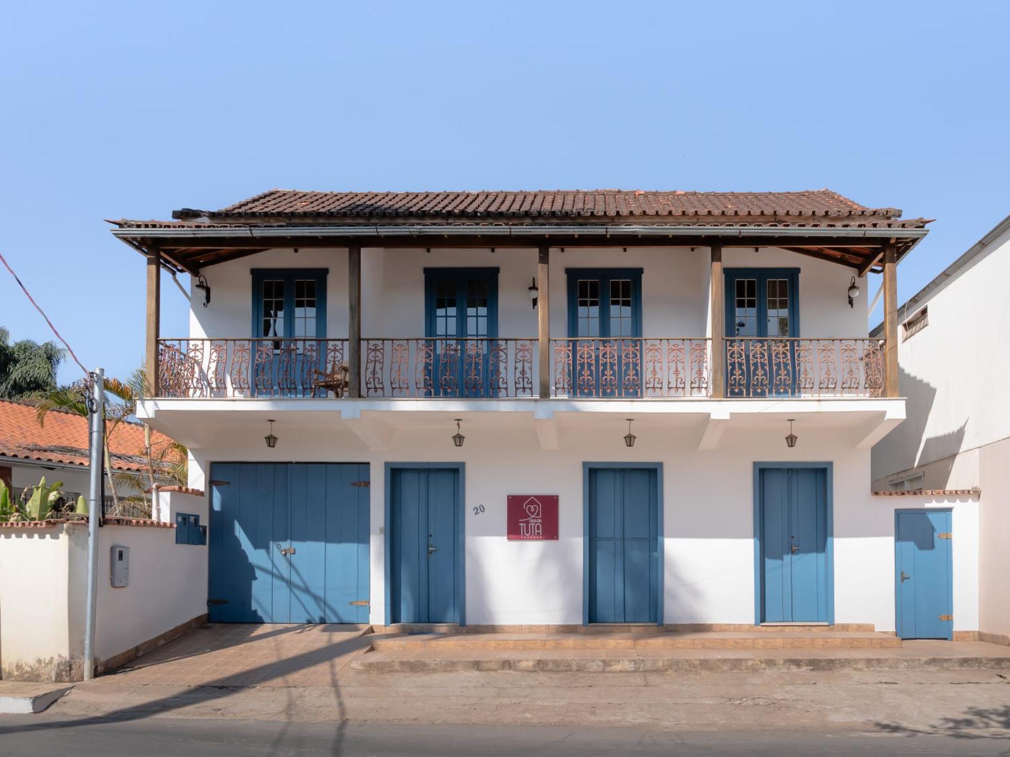 Casa Da Tuta Pousada 蒂拉登特斯 外观 照片