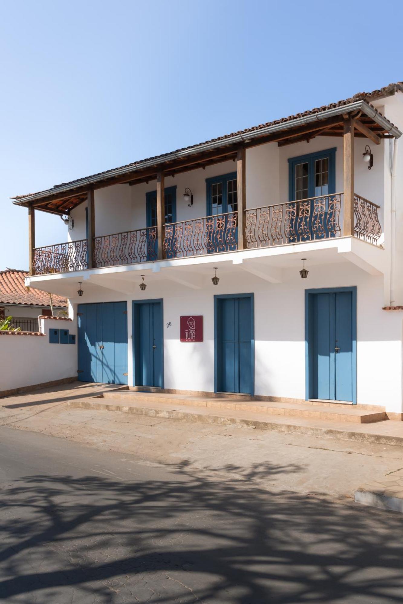 Casa Da Tuta Pousada 蒂拉登特斯 外观 照片